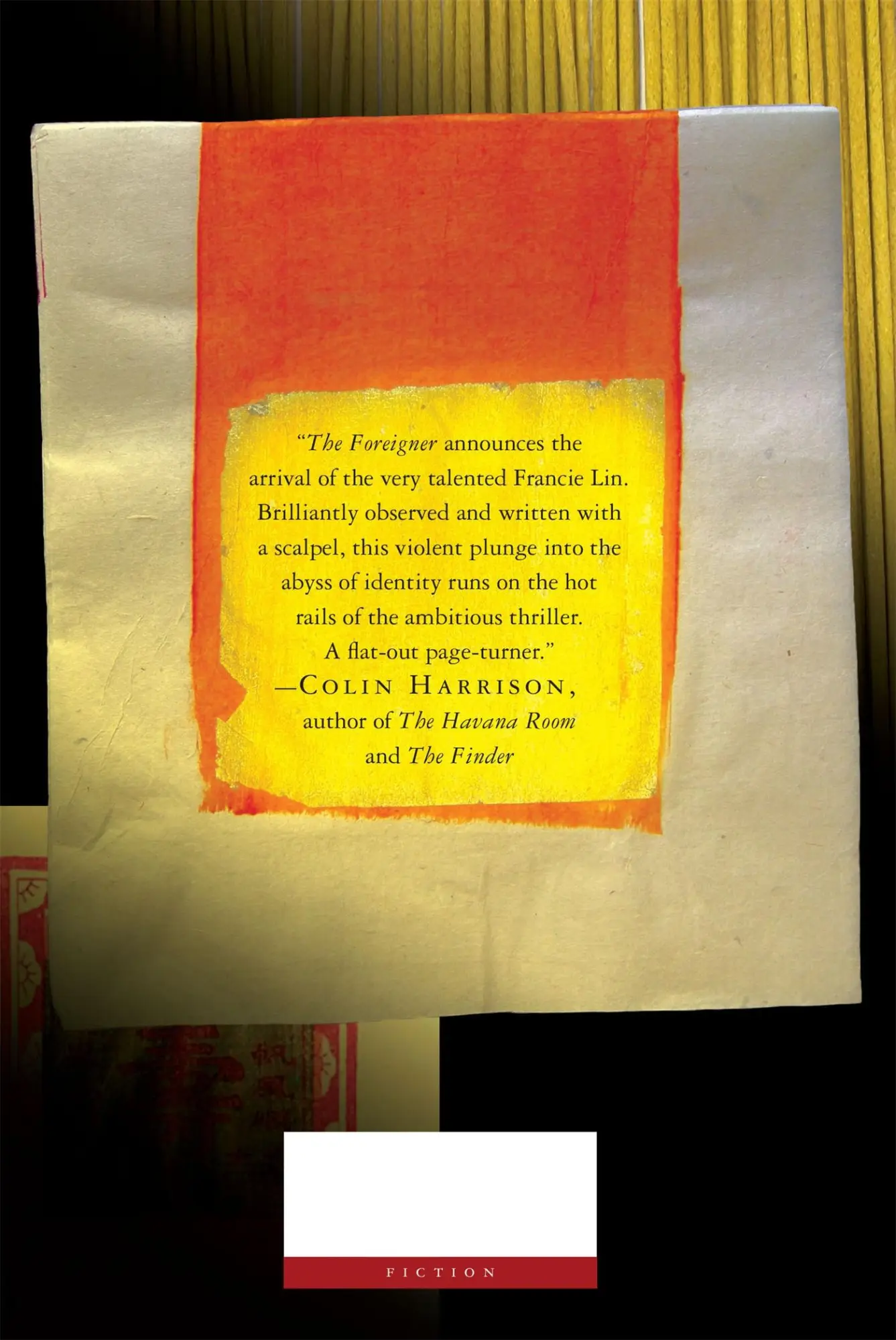 Rückseite: 9780312364045 | The Foreigner | Francie Lin | Taschenbuch | Kartoniert / Broschiert