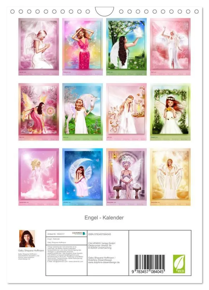 Bild: 9783457084045 | Engel - Kalender (Wandkalender 2025 DIN A4 hoch), CALVENDO...
