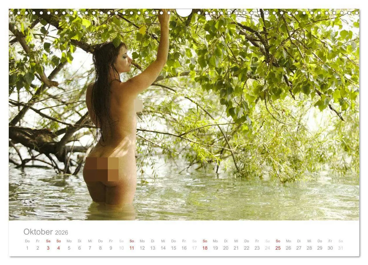 Bild: 9783516004045 | Wasser und Nymphen - Akt am Wasser (Wandkalender 2026 DIN A3 quer),...