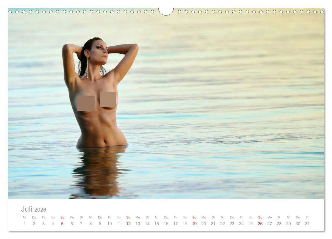Bild: 9783516004045 | Wasser und Nymphen - Akt am Wasser (Wandkalender 2026 DIN A3 quer),...