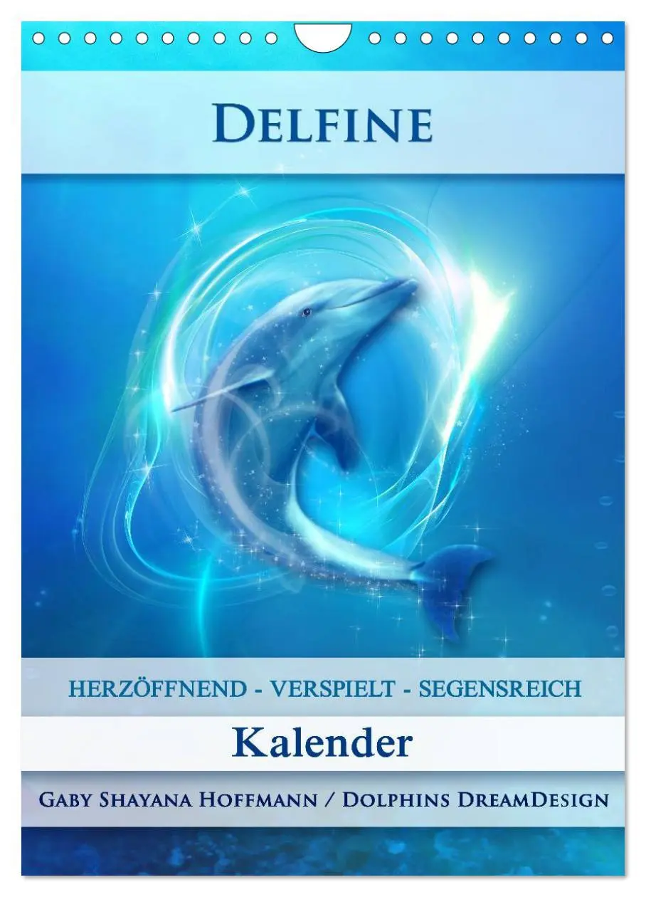 Cover: 9783516484045 | Delfine - Kalender (Wandkalender 2026 DIN A4 hoch), CALVENDO...