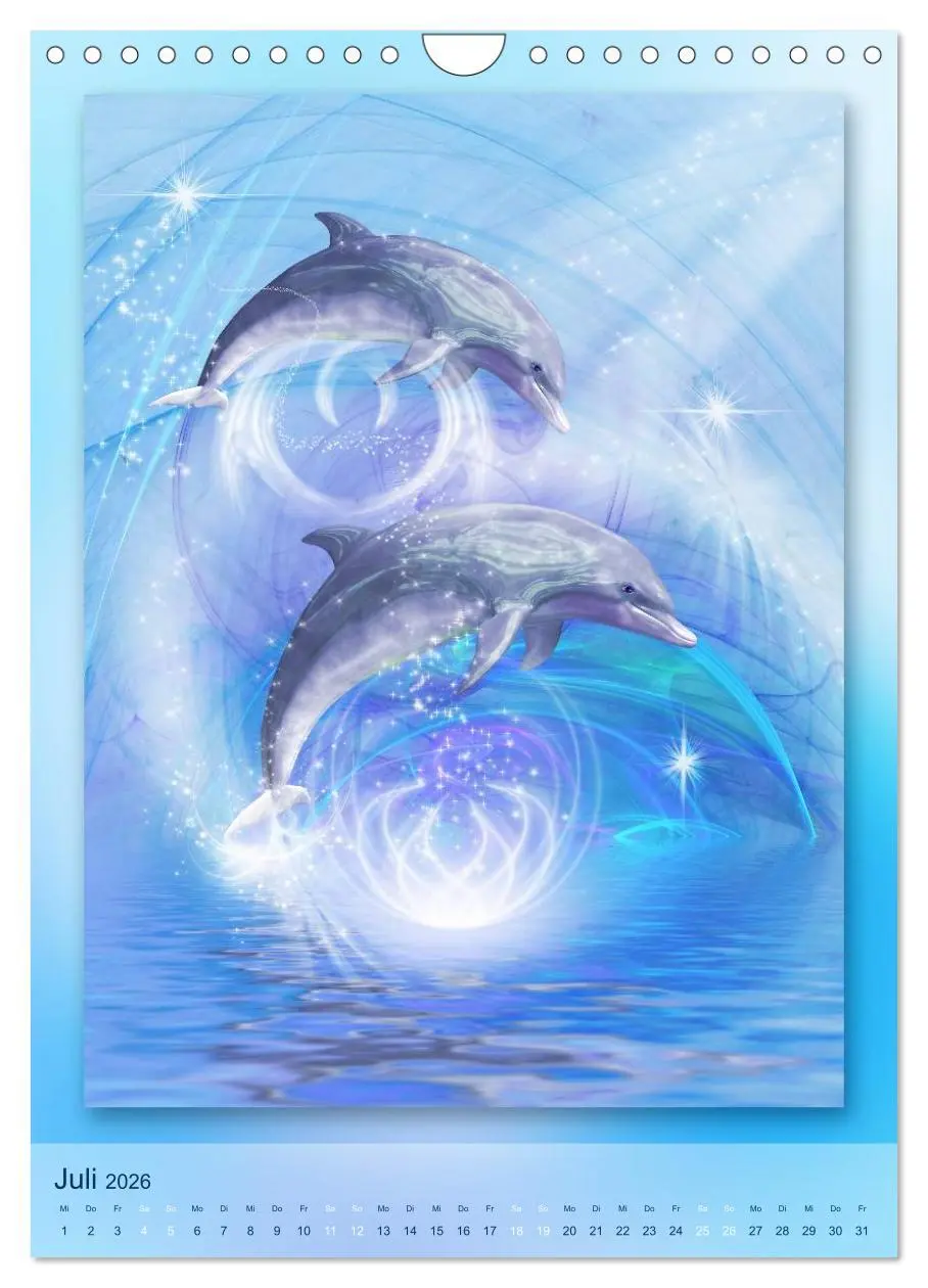 Bild: 9783516484045 | Delfine - Kalender (Wandkalender 2026 DIN A4 hoch), CALVENDO...