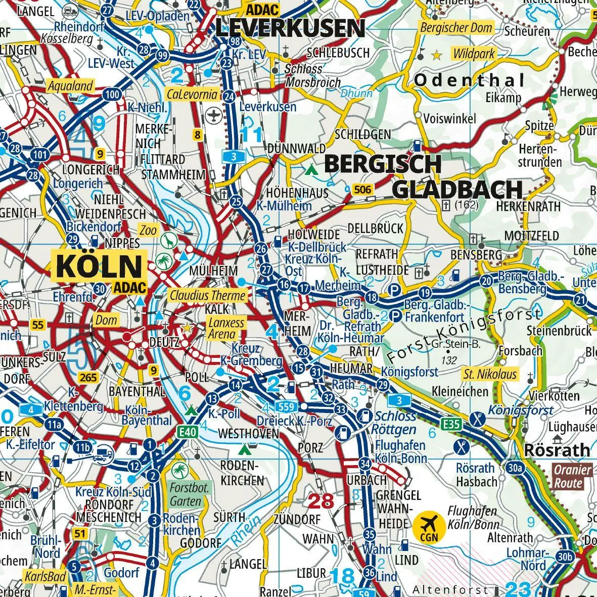 Bild: 9783826424045 | ADAC Kompaktatlas 2027/2028 Deutschland 1:250.000 | Taschenbuch | 2026