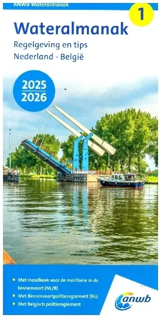Cover: 9789018054045 | Wateralmanak 1 2025/2026 | Taschenbuch | ANWB Waterkaarten | 884 S.