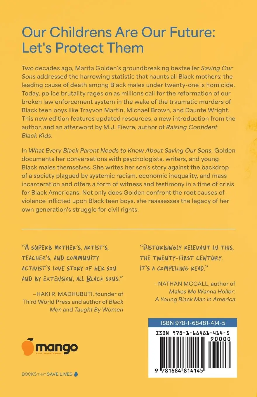 Rückseite: 9781684814145 | What Every Black Parent Needs to Know About Saving Our Sons | Golden