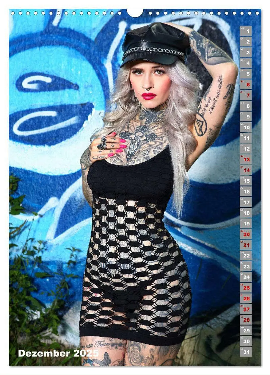 Bild: 9783457144145 | Beauty Tattoo Girls (Wandkalender 2025 DIN A3 hoch), CALVENDO...