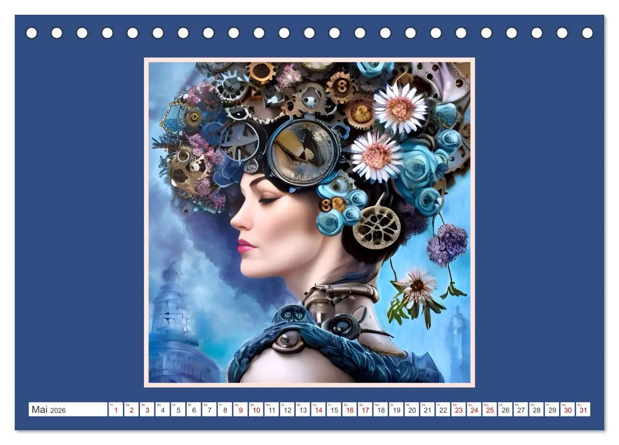 Bild: 9783457524145 | Kopfschmuck - extravagant und voller Fantasie (Tischkalender 2026...