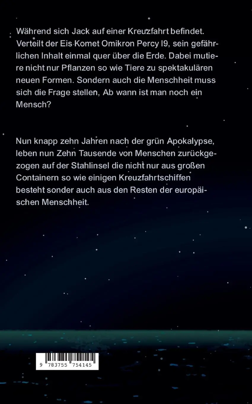 Rückseite: 9783755754145 | The Green Rain | Die schwimmende Stadt | Holger Emmerich | Taschenbuch