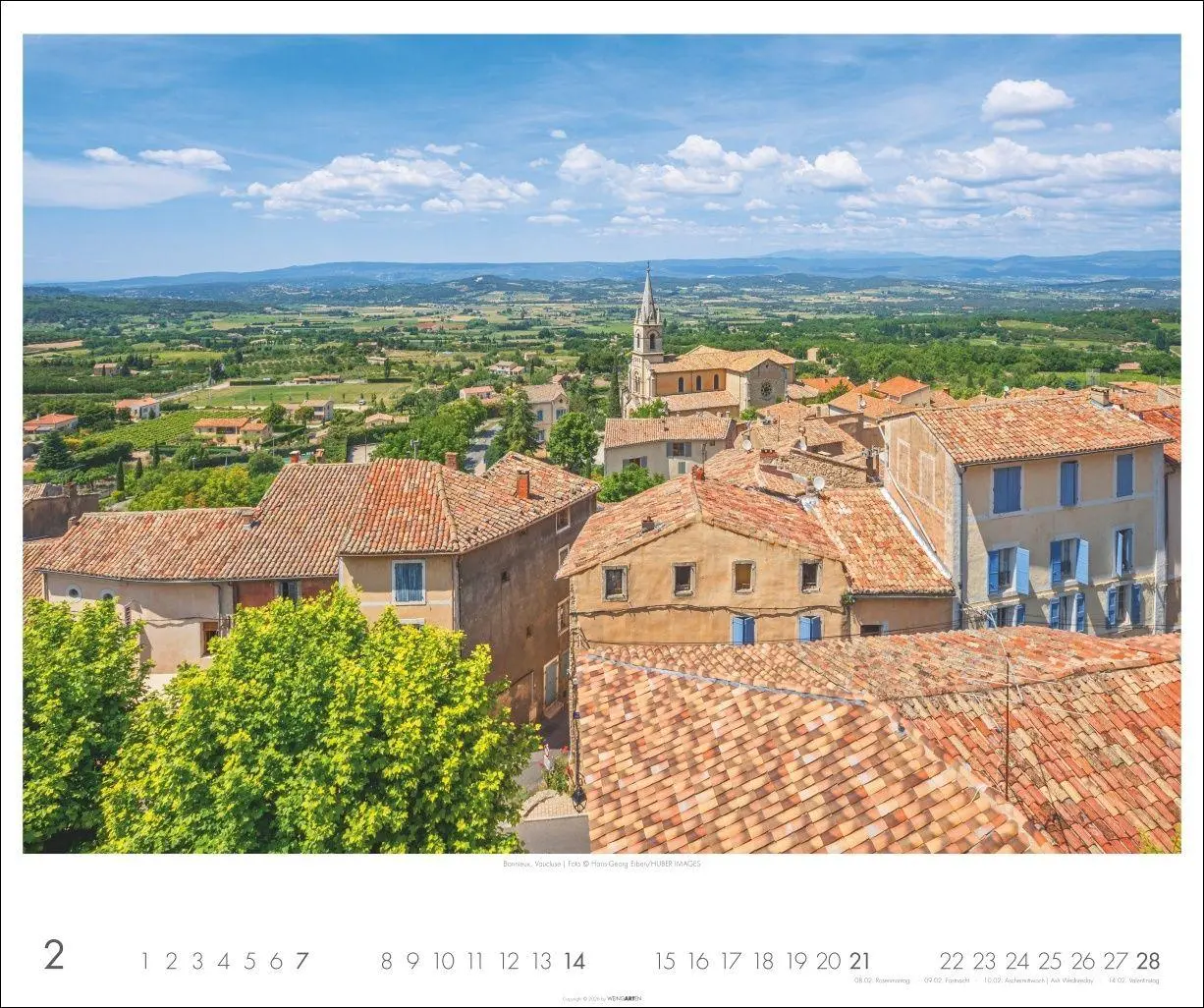 Bild: 9783839904145 | Provence Kalender 2027 - Blühende Lavendelfelder und malerische Dörfer
