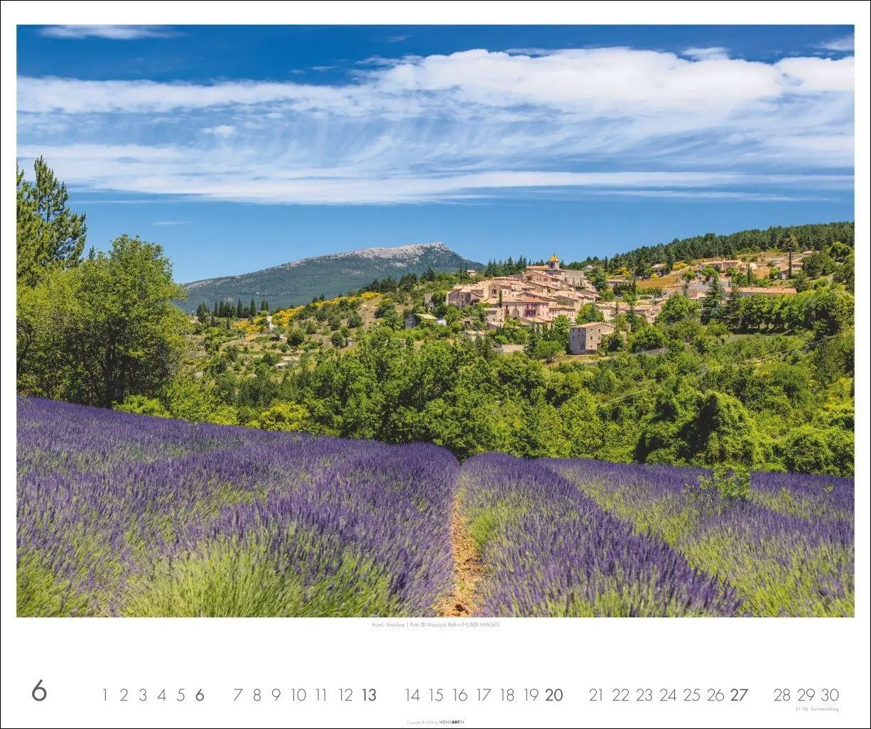 Bild: 9783839904145 | Provence Kalender 2027 - Blühende Lavendelfelder und malerische Dörfer
