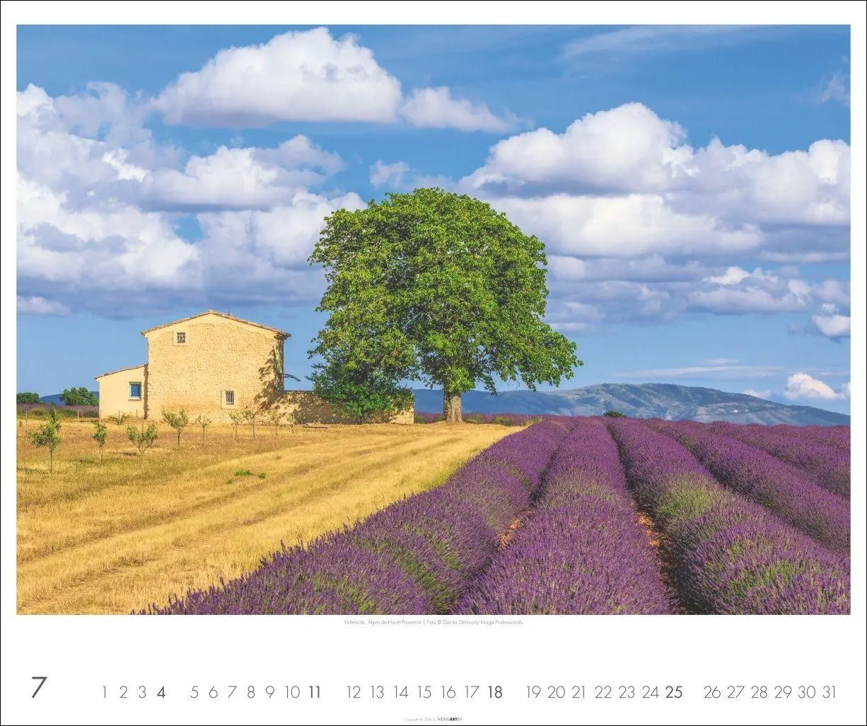 Bild: 9783839904145 | Provence Kalender 2027 - Blühende Lavendelfelder und malerische Dörfer