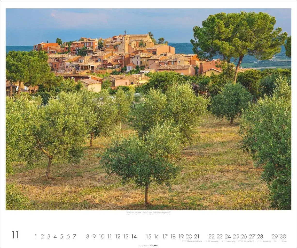 Bild: 9783839904145 | Provence Kalender 2027 - Blühende Lavendelfelder und malerische Dörfer