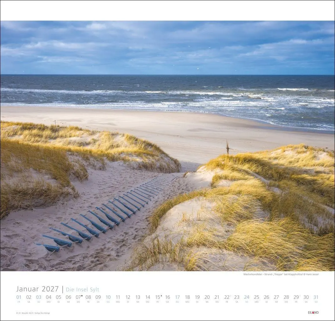 Bild: 9783964024145 | Die Insel Sylt Edition Kalender 2027 - Hans Jessel | Hans Jessel