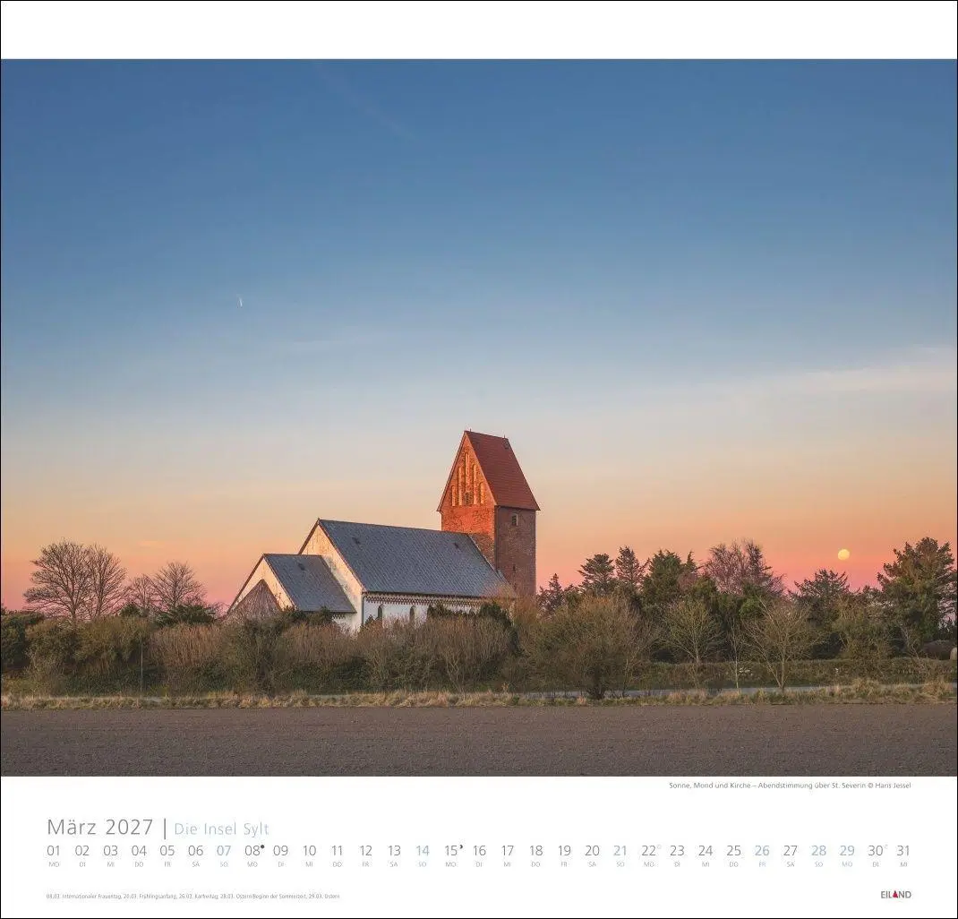 Bild: 9783964024145 | Die Insel Sylt Edition Kalender 2027 - Hans Jessel | Hans Jessel