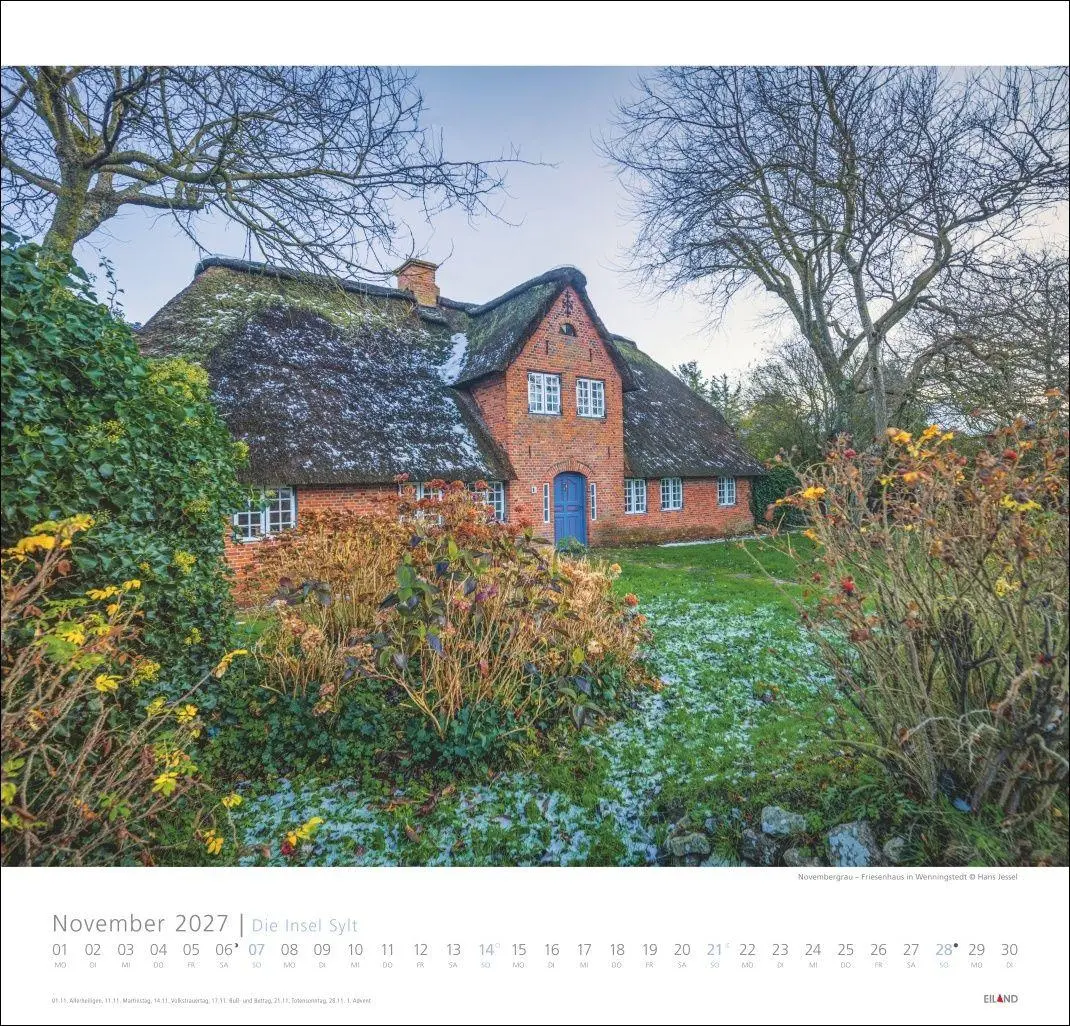 Bild: 9783964024145 | Die Insel Sylt Edition Kalender 2027 - Hans Jessel | Hans Jessel