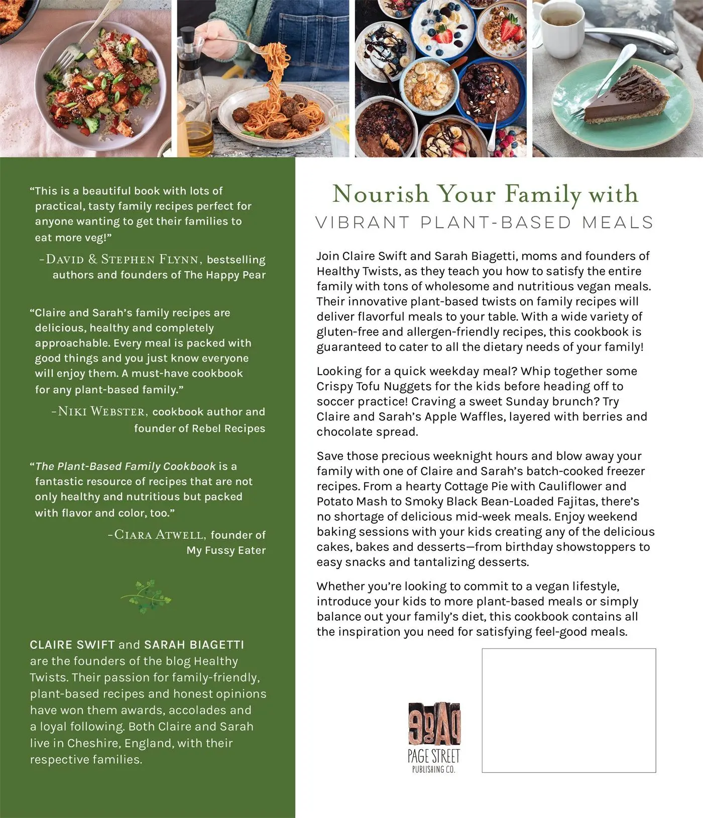 Rückseite: 9781645674245 | The Plant-Based Family Cookbook | Claire Swift (u. a.) | Taschenbuch