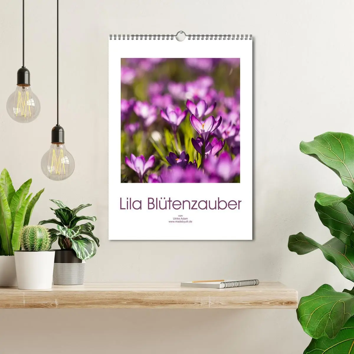 Bild: 9783516394245 | Lila Blütenzauber (Wandkalender 2026 DIN A3 hoch), CALVENDO...