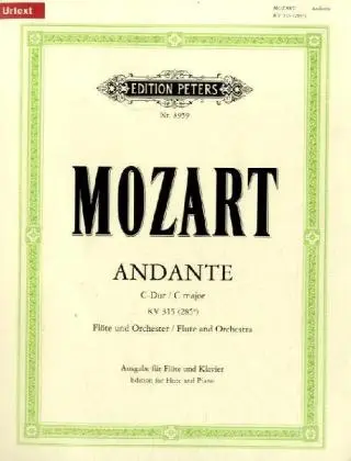 Cover: 9790014104245 | Andante in C K315 | Wolfgang Amadeus Mozart | Broschüre | Englisch
