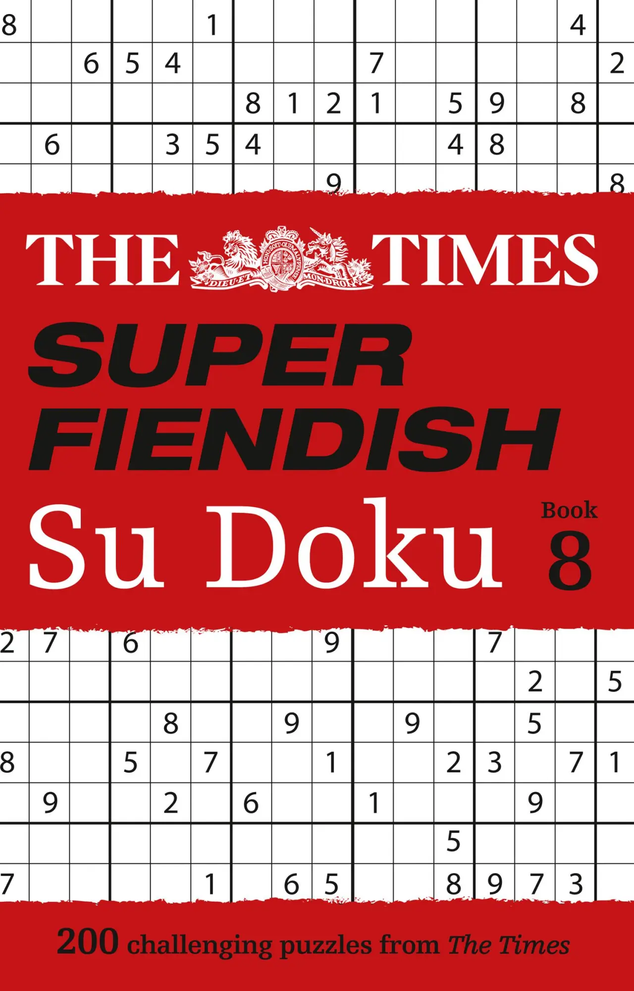 Cover: 9780008404345 | The Times Super Fiendish Su Doku Book 8 | 200 Challenging Puzzles
