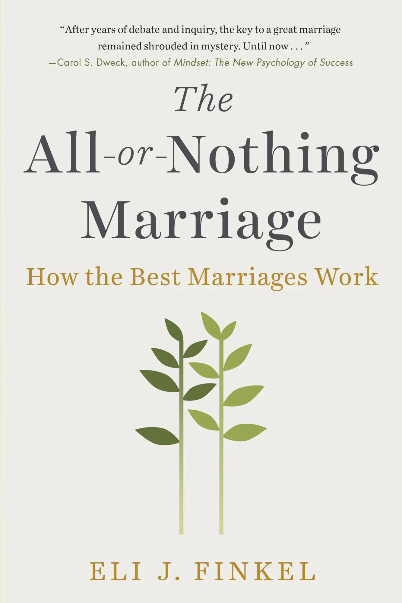 Cover: 9781101984345 | The All-Or-Nothing Marriage | How the Best Marriages Work | Finkel