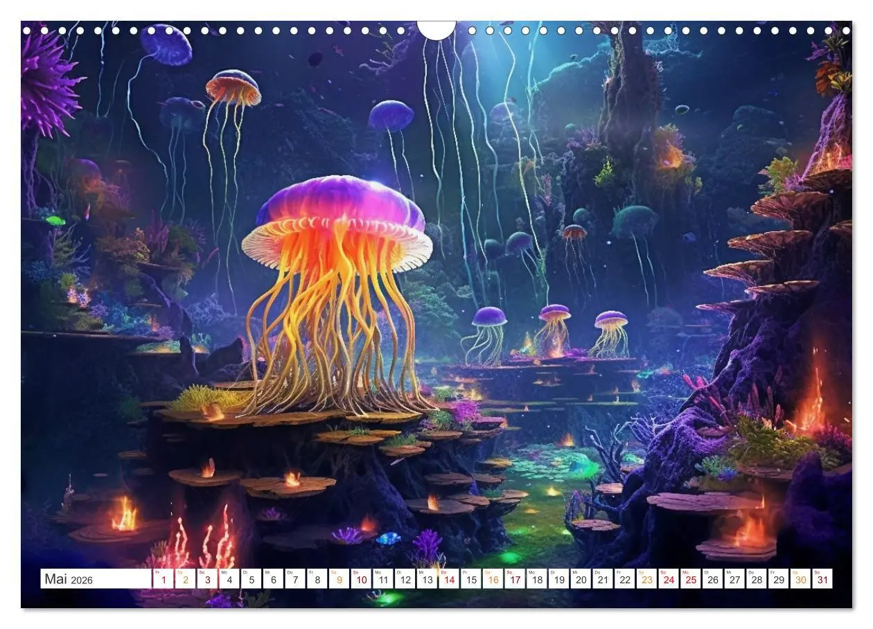 Bild: 9783457504345 | Unten im Meer ist was los (Wandkalender 2026 DIN A3 quer), CALVENDO...