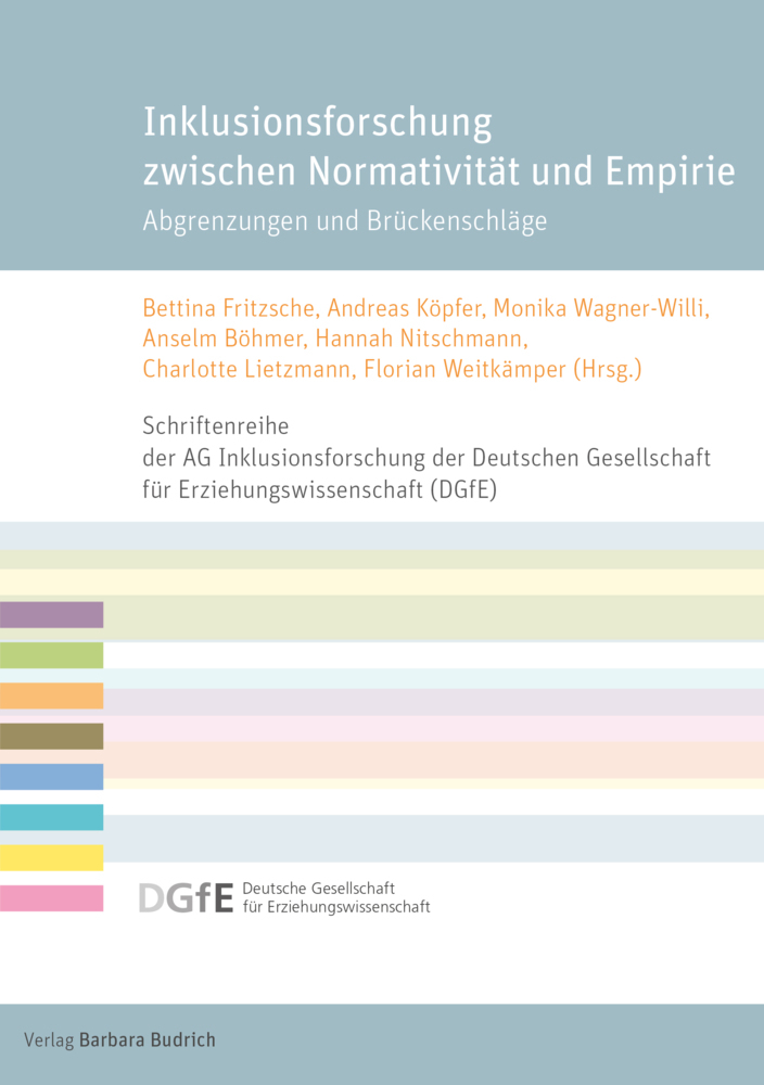 Cover: 9783847424345 | Inklusionsforschung zwischen Normativität und Empirie | Fritzsche