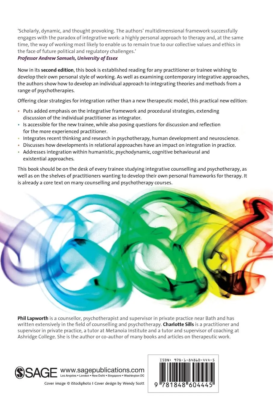 Rückseite: 9781848604445 | Integration in Counselling &amp; Psychotherapy | Phil Lapworth (u. a.)
