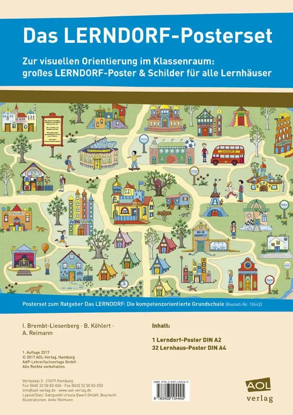 Cover: 9783403104445 | Das LERNDORF-Posterset DIN A 2 | I. Brembt-Liesenberg (u. a.) | Poster