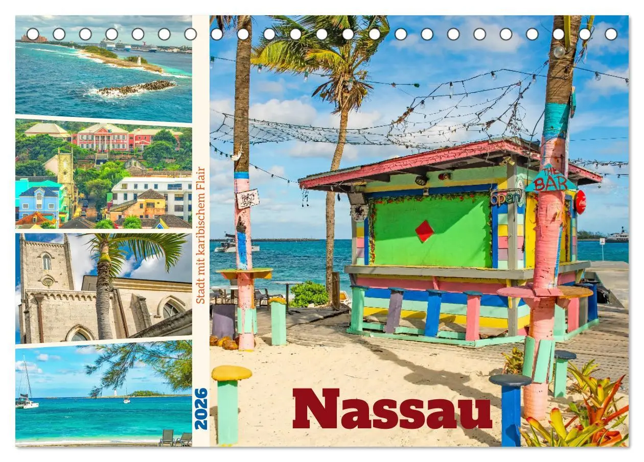 Cover: 9783457284445 | Nassau - Stadt mit karibischem Flair (Tischkalender 2026 DIN A5...