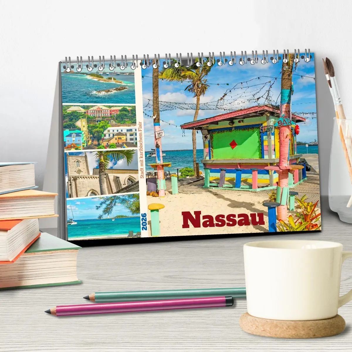 Bild: 9783457284445 | Nassau - Stadt mit karibischem Flair (Tischkalender 2026 DIN A5...