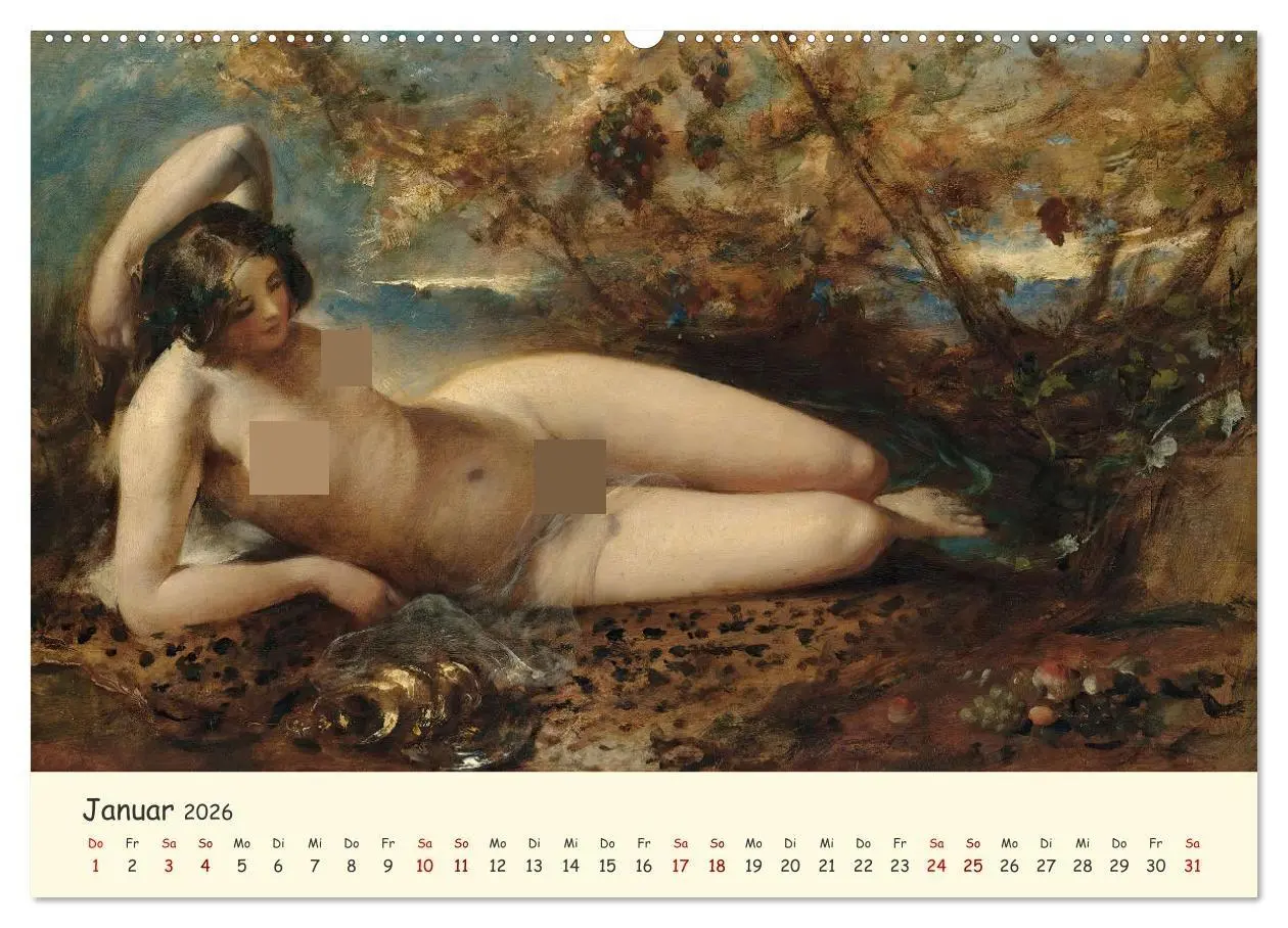 Bild: 9783457354445 | Zeitlose Muse (Wandkalender 2026 DIN A2 quer), CALVENDO Monatskalender