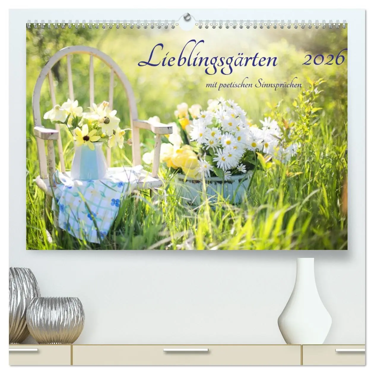 Cover: 9783457424445 | Lieblingsgärten mit poetischen Sinnsprüchen (hochwertiger Premium...