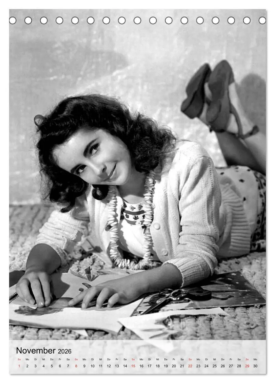 Bild: 9783516444445 | Elizabeth Taylor (Tischkalender 2026 DIN A5 hoch), CALVENDO...