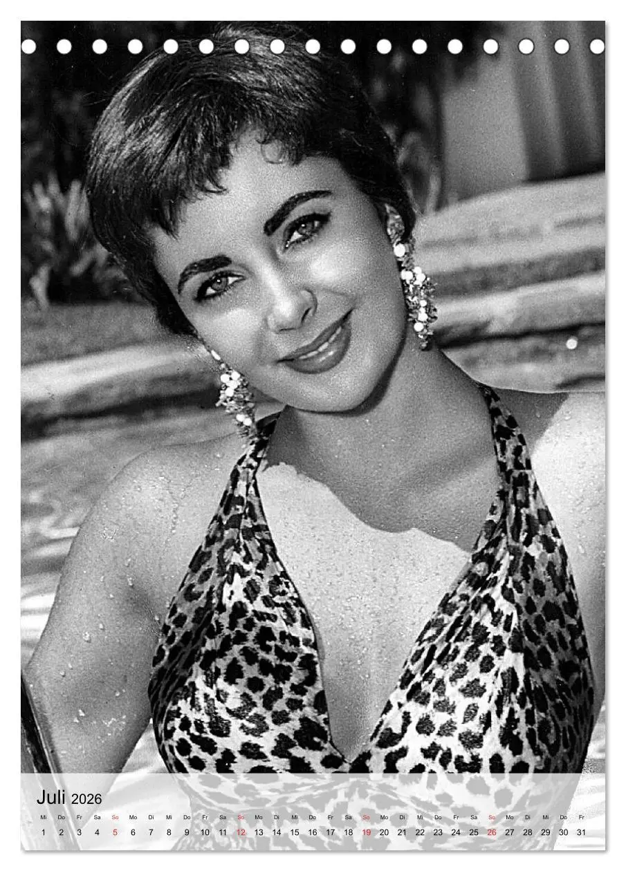 Bild: 9783516444445 | Elizabeth Taylor (Tischkalender 2026 DIN A5 hoch), CALVENDO...