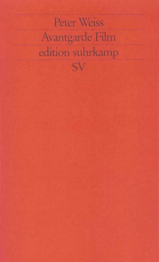 Cover: 9783518114445 | Avantgarde Film | Peter Weiss | Taschenbuch | 208 S. | Deutsch | 1995