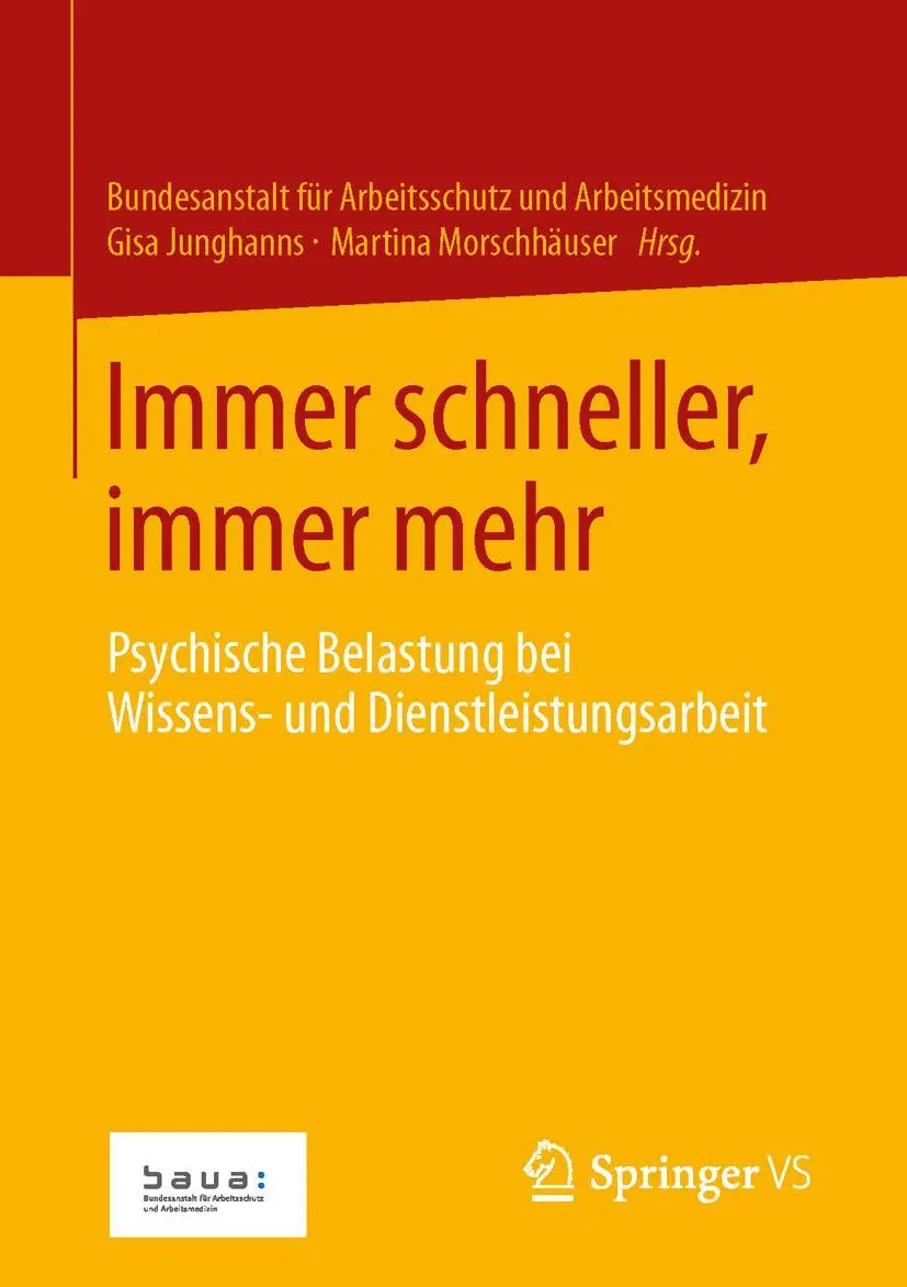 Cover: 9783658014445 | Immer schneller, immer mehr | Arbeitsmedizin (u. a.) | Taschenbuch