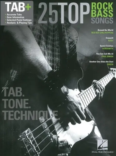 Cover: 9781480384545 | 25 Top Rock Bass Songs | Tab. Tone. Technique. | Corporation | Buch