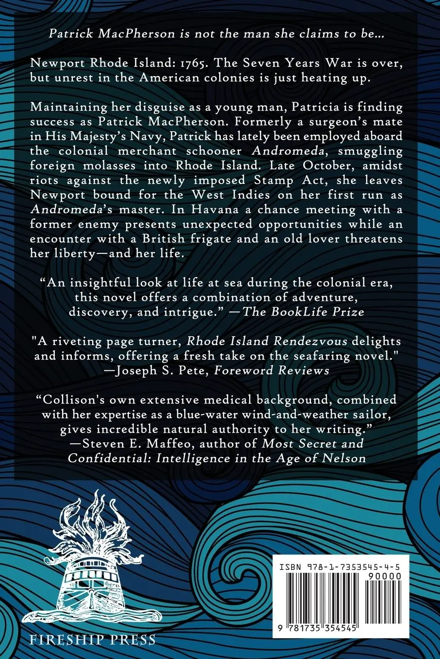 Rückseite: 9781735354545 | Rhode Island Rendezvous | Linda Collison | Taschenbuch | Englisch