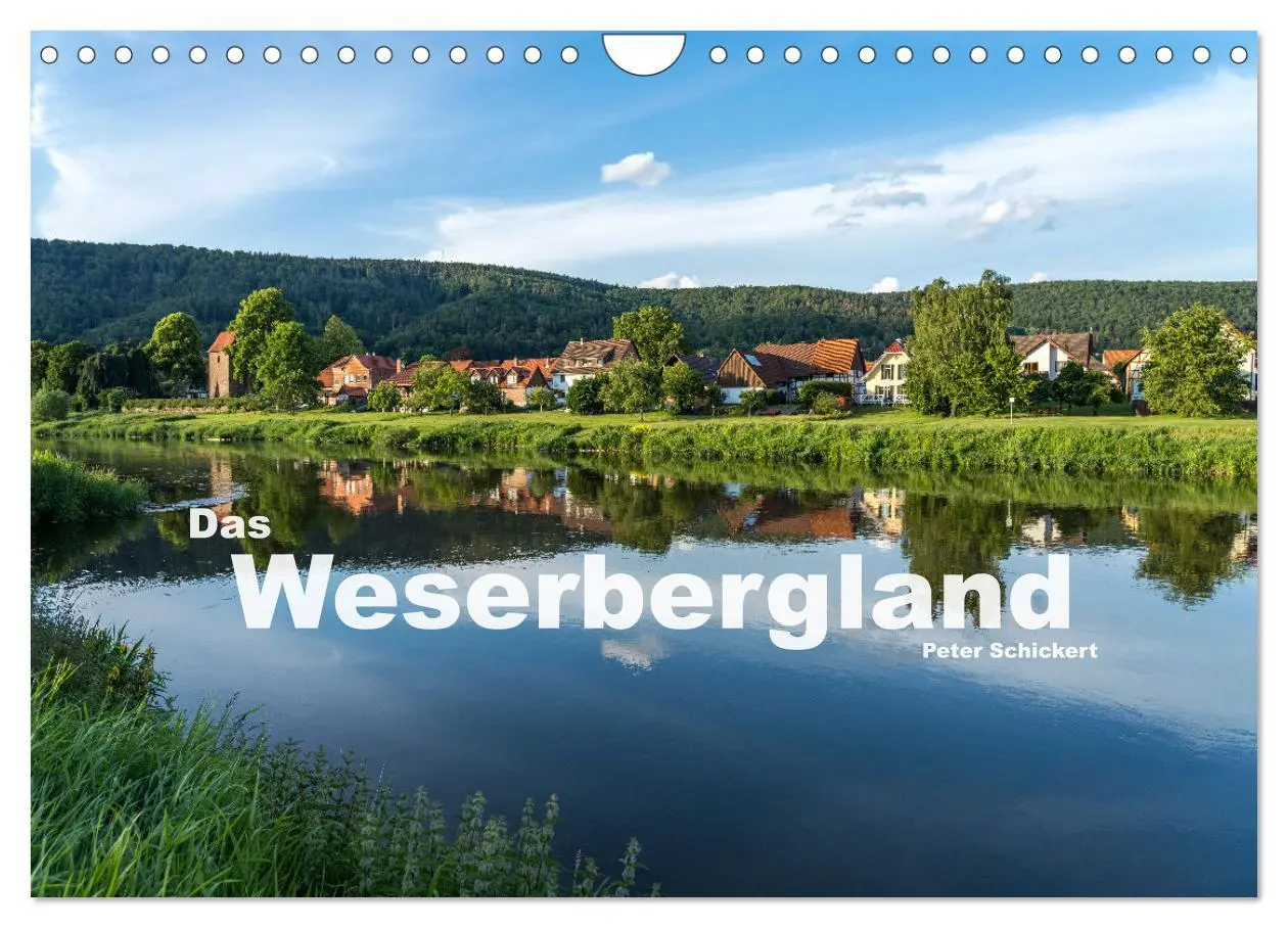 Cover: 9783457584545 | Das Weserbergland (Wandkalender 2026 DIN A4 quer), CALVENDO...