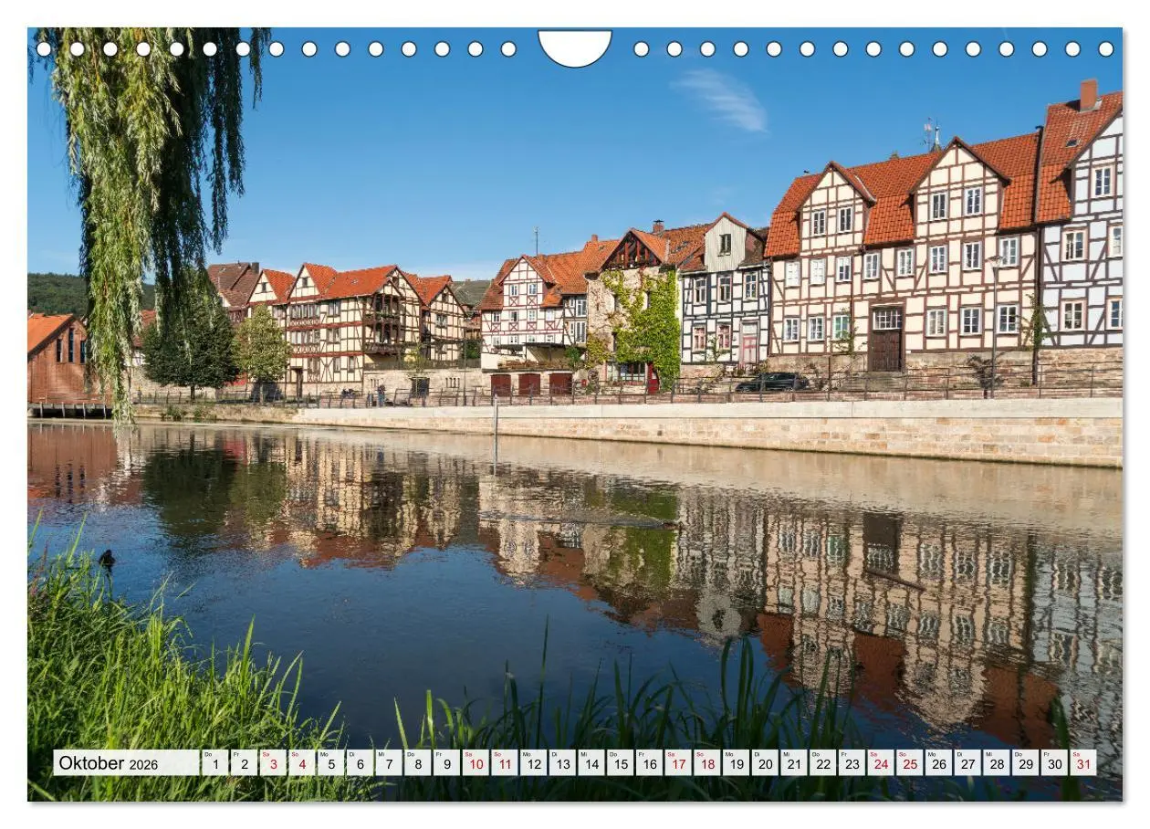 Bild: 9783457584545 | Das Weserbergland (Wandkalender 2026 DIN A4 quer), CALVENDO...