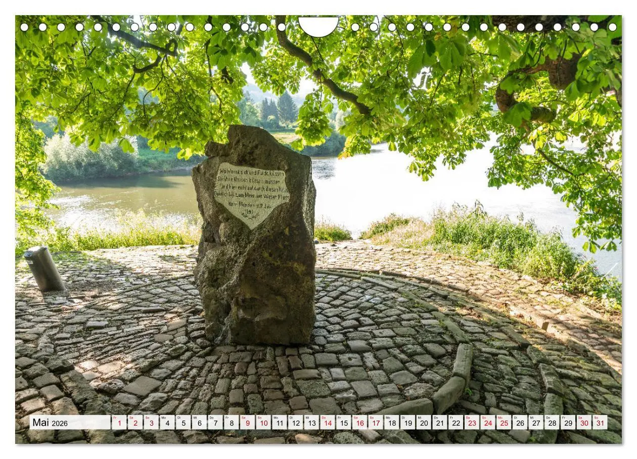 Bild: 9783457584545 | Das Weserbergland (Wandkalender 2026 DIN A4 quer), CALVENDO...