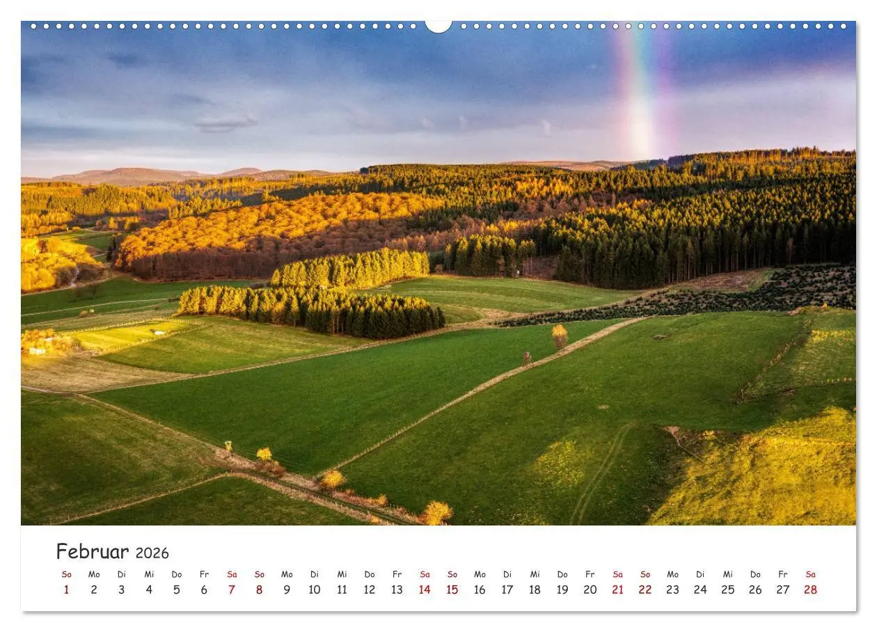 Bild: 9783457894545 | Das Sauerland bei Brilon aus der Vogelperspektive (Wandkalender...