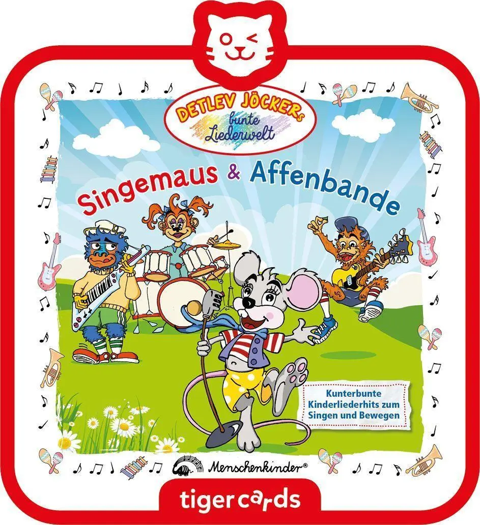 Cover: 4260535484645 | tigercard - Detlev Jöcker - Singemaus und Affenbande | Deutsch | 2021