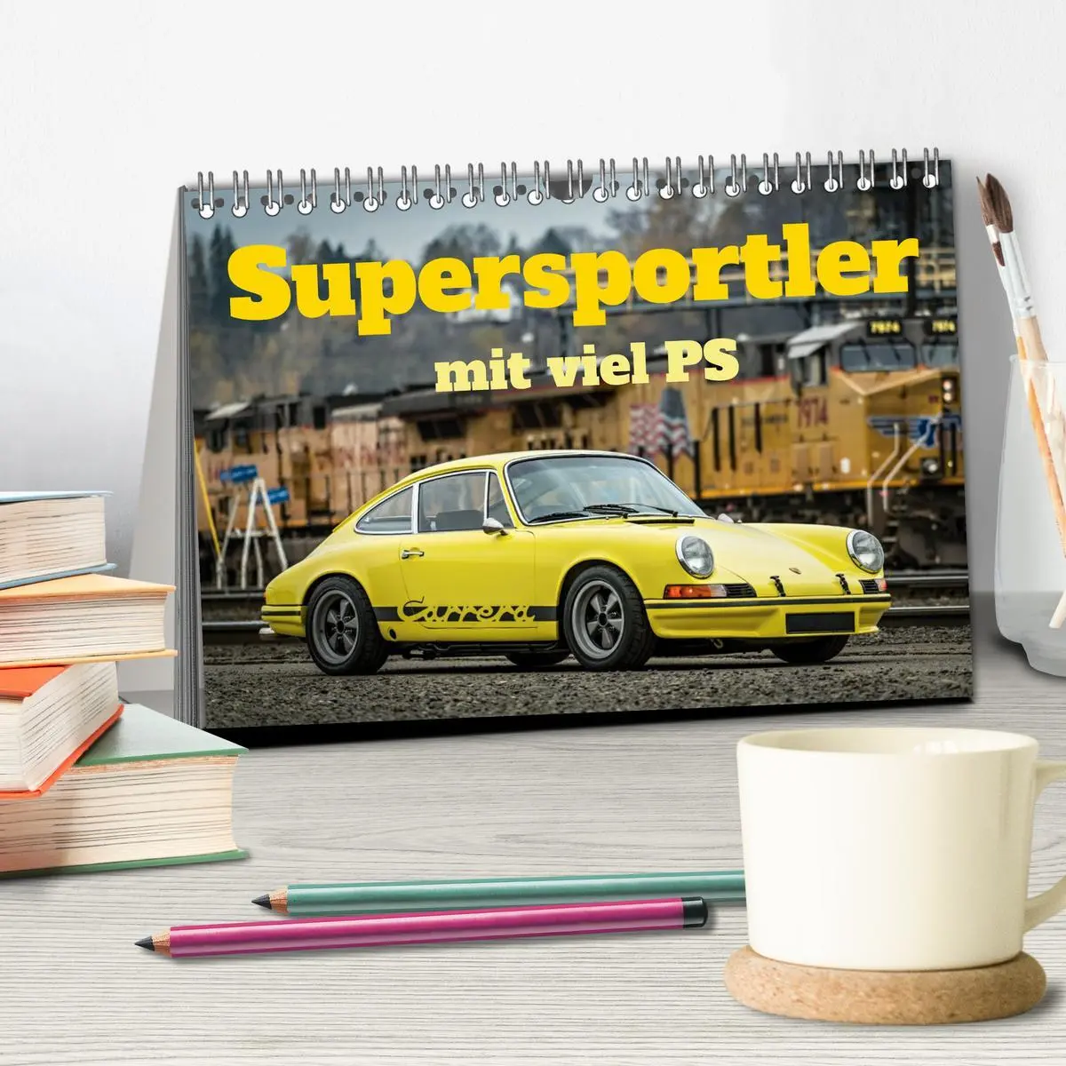 Bild: 9783457334645 | Supersportler mit viel PS (Tischkalender 2026 DIN A5 quer),...