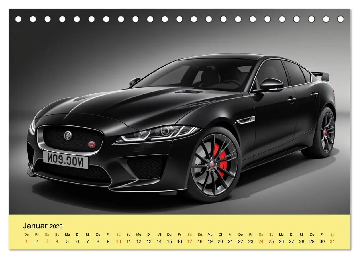 Bild: 9783457334645 | Supersportler mit viel PS (Tischkalender 2026 DIN A5 quer),...