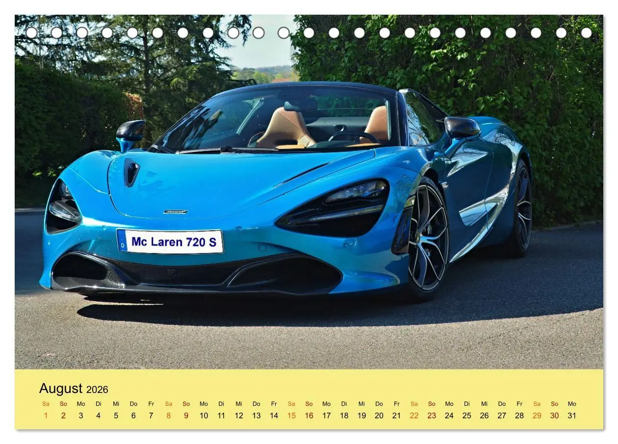 Bild: 9783457334645 | Supersportler mit viel PS (Tischkalender 2026 DIN A5 quer),...