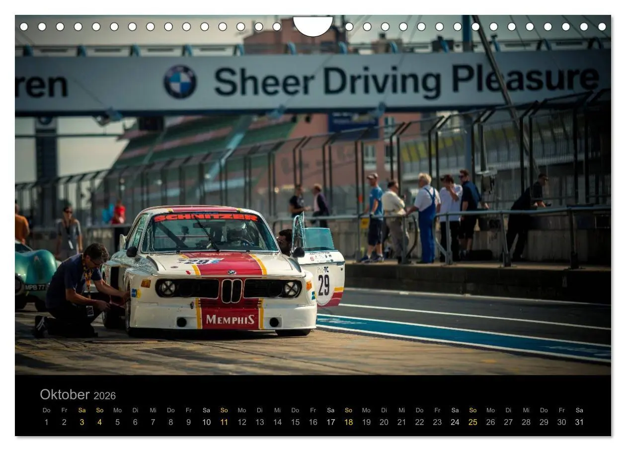 Bild: 9783457954645 | Classic BMW Racing (Wandkalender 2026 DIN A4 quer), CALVENDO...