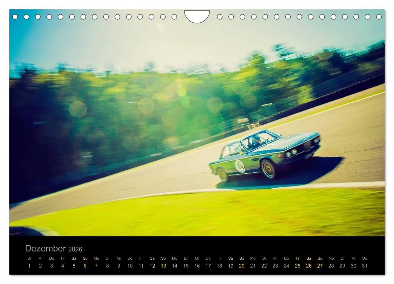 Bild: 9783457954645 | Classic BMW Racing (Wandkalender 2026 DIN A4 quer), CALVENDO...