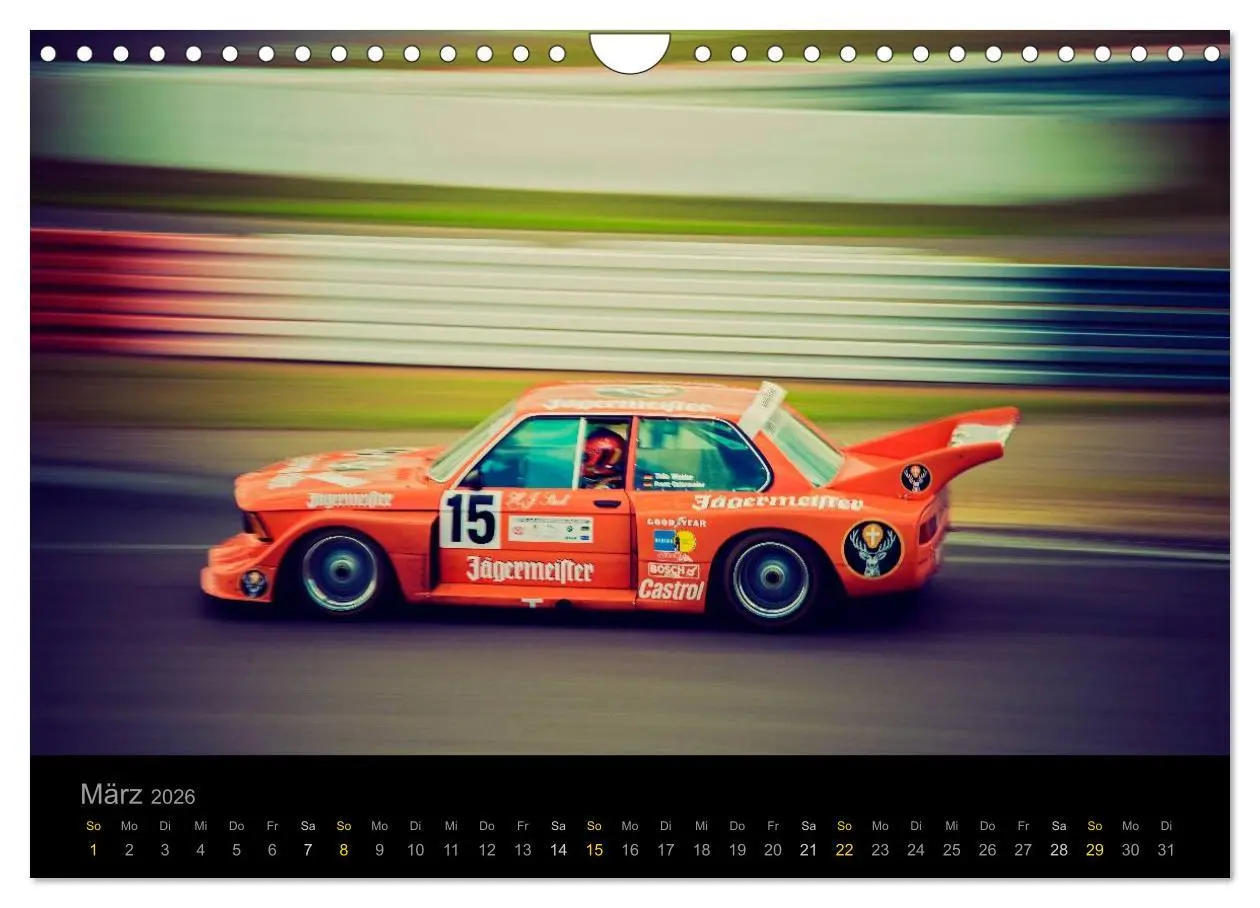 Bild: 9783457954645 | Classic BMW Racing (Wandkalender 2026 DIN A4 quer), CALVENDO...