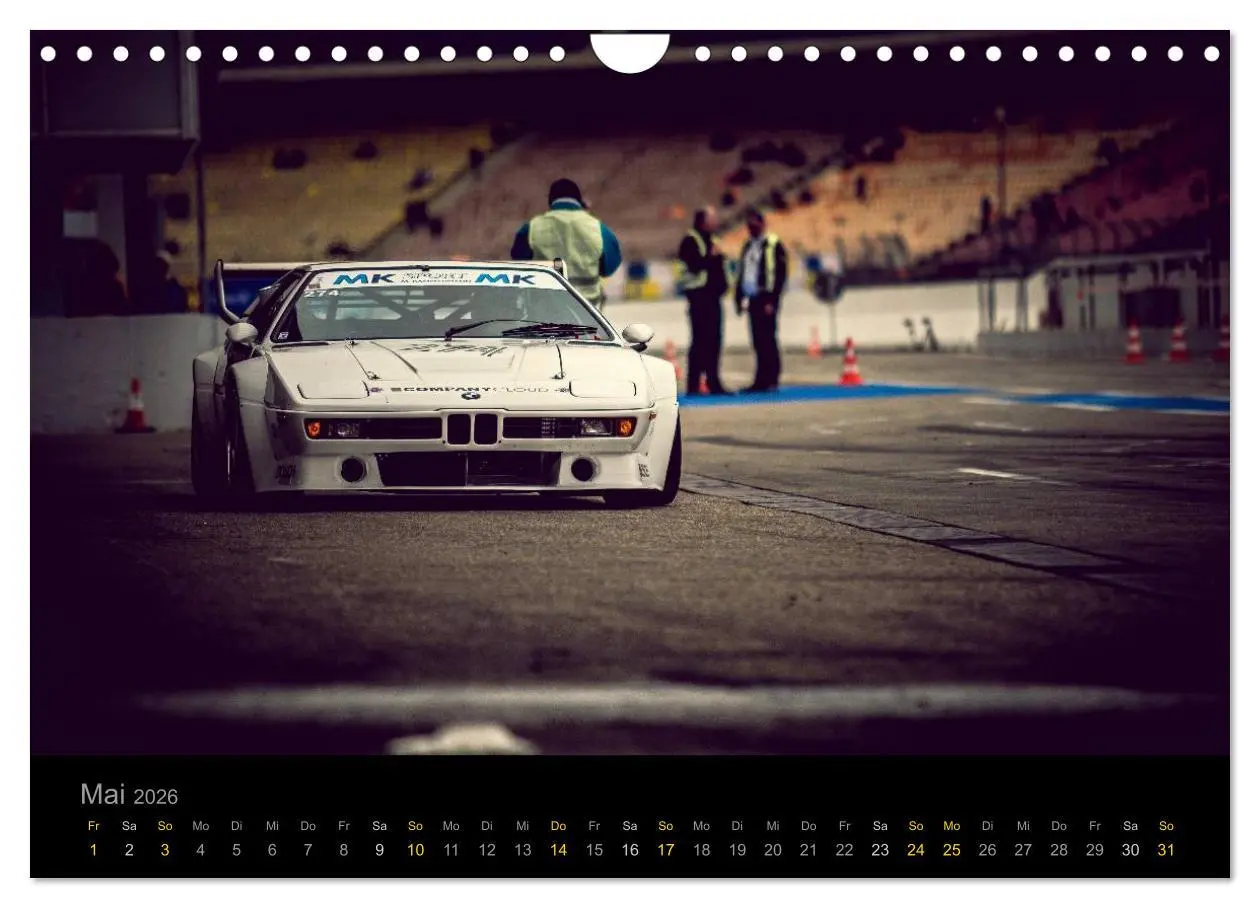 Bild: 9783457954645 | Classic BMW Racing (Wandkalender 2026 DIN A4 quer), CALVENDO...